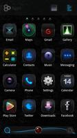 Black Elf GO Launcher Theme 스크린샷 2