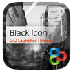 Black Icon GO Launcher Theme