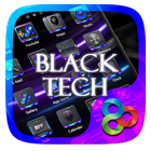 Black Tech Go Launcher Theme icône