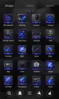 Black Tech Go Launcher Theme ảnh chụp màn hình 1