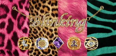 Blinking GO Launcher Theme