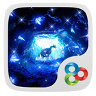 Blue Crystal Cave GO Theme icon