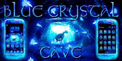Blue Crystal Cave GO Theme poster