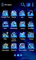 Blue Crystal Cave GO Theme screenshot 2