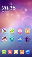 Cheerful GO Launcher Theme imagem de tela 2