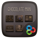 Chocolate Man GOLauncherTheme أيقونة