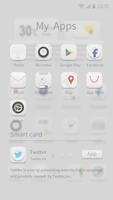 Classic White GOLauncher Theme screenshot 3