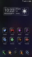 Colorful Black II GO Theme screenshot 1