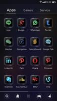 Colorful Black II GO Theme screenshot 2