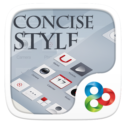 Concise Style GOLauncher Theme