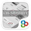 Cream White GO Launcher Theme APK