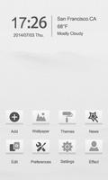 Cream White GO Launcher Theme screenshot 1