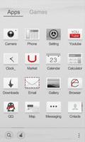 Cream White GO Launcher Theme screenshot 2