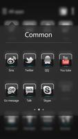 (FREE) Dark Metal GO Theme 截图 2