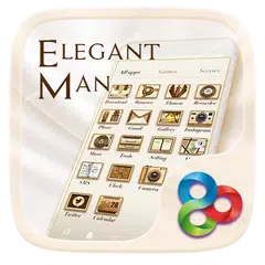 Elegant Man GO Launcher Theme