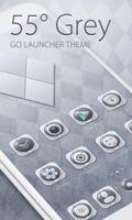 55° Grey GO Launcher Theme Cartaz