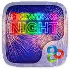 Fireworks Night GO Launcher Theme icône