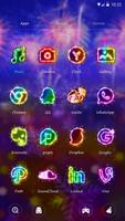 Fireworks Night GO Launcher Theme screenshot 1