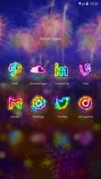 Fireworks Night GO Launcher Theme screenshot 2