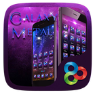 Galaxy Metal GO Launcher Theme Zeichen
