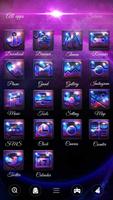 Galaxy Metal GO Launcher Theme capture d'écran 1