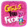 Girls Rock GO Launcher Theme