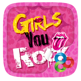 Girls Rock GO Launcher Theme icône