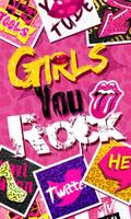Girls Rock GO Launcher Theme Affiche