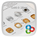 Gold&Silver GO Launcher Theme APK