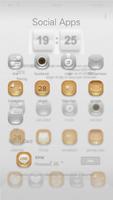 Gold&Silver GO Launcher Theme screenshot 3