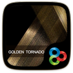 Golden Tornado Go Launcher Theme