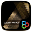 Golden Tornado Go Launcher Theme APK