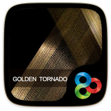 Golden Tornado Go Launcher Theme icône