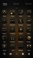 Golden Tornado Go Launcher Theme スクリーンショット 1