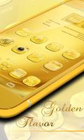 Golden GO Launcher Theme Affiche