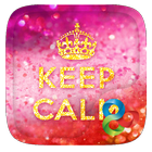 Keep Calm Girl GO Theme icône