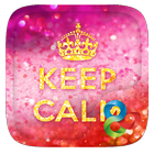 Keep Calm Girl GO Theme icon