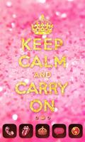 Keep Calm Girl GO Theme تصوير الشاشة 1