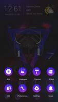 Purple Ghost Go Launcher Theme screenshot 3