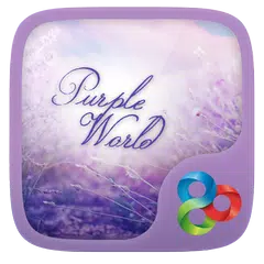 Purple World GO Launcher World APK download