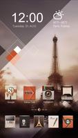 Paris Style GO Launcher Theme capture d'écran 1