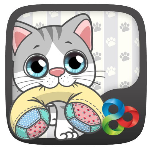 Pillow Cat GO Launcher Theme