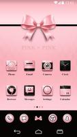 Pink X Pink GO Launcher Theme plakat