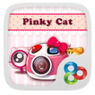 Pinky Cat GO Launcher Theme