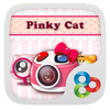 Pinky Cat GO Launcher Theme biểu tượng