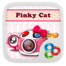 Pinky Cat GO Launcher Theme APK