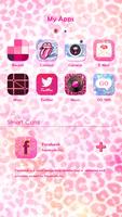 Pinky Girl GO Launcher Theme скриншот 3