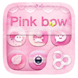 Pink Bow GO Launcher Theme ไอคอน