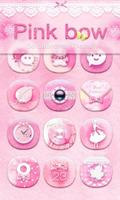 Pink Bow GO Launcher Theme Affiche