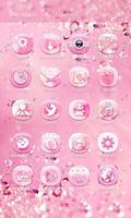 Pink Bow GO Launcher Theme syot layar 2